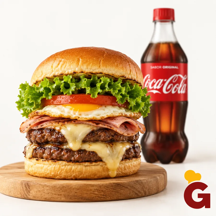Big Caseiro + Coca-Cola 600 ml